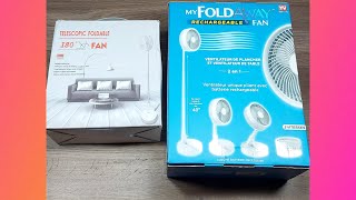 My Fold Away Fan amp Other Portable Fan Unboxing and Review 2023 [upl. by Euqitsym]