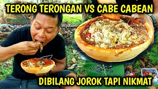 YANG JOROK ITU NIKMAT  MASAK amp MUKBANG DIKEBUN  TERONG GEPREK  BUSHCRAFT [upl. by Barri]