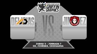 ALGODONEROS DE DELICIAS vs ROJOS DE JIMENEZ  J7  JUEGO2  LEB BANKAOOL 2024 [upl. by Akcinahs]