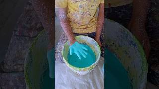 All extra colour mix after paint all colour Asian Paint shorts painting painter workout [upl. by Dahij]