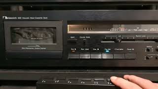 Nakamichi 482 demo [upl. by Crispin223]