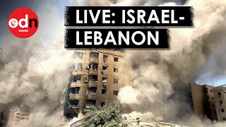 LIVE Beirut and IsraelLebanon Border After Iran Launches Major Missile Attack [upl. by Anai]