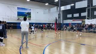 14s ProPlay Amelia vs FoothillVBC 14Red 3rd Set [upl. by Loeb]