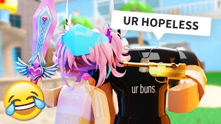 Playing Roblox MM2 With a PRO FUNNY MOMENTS [upl. by Bultman416]