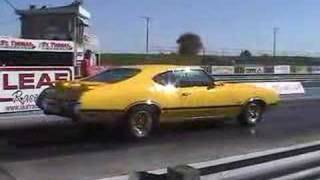 1970 Olds 442 Drag 1 [upl. by Mellisent]