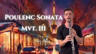 Poulenc Sonata for Clarinet Quartet [upl. by Bikales]