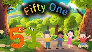 Counting Song from 51 to 60  Fun and Easy Learning for Kids [upl. by Anyala]