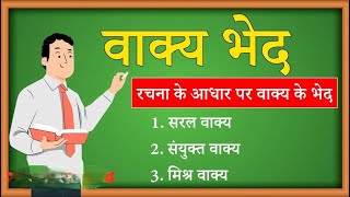 वाक्य और वाक्य के भेद Vakya Hindi Grammar [upl. by Mikes]