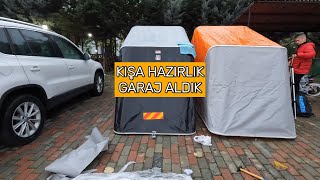 ASMR TADINDA KIŞA HAZIRLIK  MOTOSİKLET GARAJI  BRANDA GARAJ MONTAJI [upl. by Jolee]