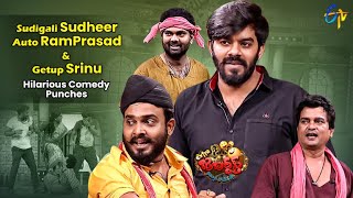 Sudigali Sudheer Auto Ramprasad amp Getup Srinu Hilarious Comedy Punches  Extra JabardasthETVTelugu [upl. by Averell]