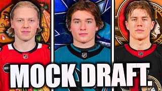 POSTWORLD JUNIORS 2024 NHL MOCK DRAFT Top 16 [upl. by Narej]