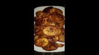 Mes frites de bananes plantains Les recettes Centrafricaines et dailleurs [upl. by Plath]