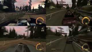 FlatOut UC SplitScreens 4 players [upl. by Vinni]