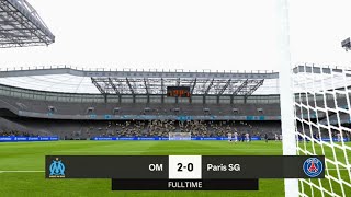 París Saint Germain VS Olympique Marseille match highlights paris marseille football fcmobile [upl. by Prendergast]