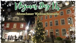 Vlogmas 14 🎄 An oldeworlde German village Christmas market ✨ Monschau Germany [upl. by Gottuard77]