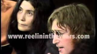 John Lennon amp Yoko Ono John Sinclair LIVE 1972 Reelin In The Years Archives [upl. by Gleda]