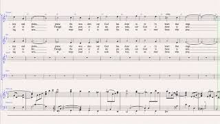 Glory and Praise to our GOD SATB [upl. by Iteerp]