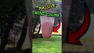 Massive Wind Chime 🌬️ Relaxing Vibes from Huge Chime Swaying in the Wind shortvideo shortsfeed [upl. by Notterb69]