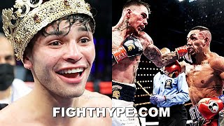 RYAN GARCIA REACTS TO TEOFIMO LOPEZ LOSING TO GEORGE KAMBOSOS CALLS OUT KAMBOSOS RIGHT AFTER [upl. by Berlyn499]