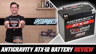 Antigravity ATX12 Lithium Battery Review at SpeedAddictscom [upl. by Oberon]