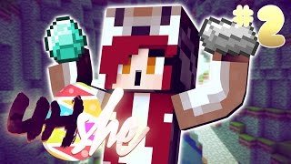 CAVING LIKE A CHAMP  Minecraft UHshe S4E2 [upl. by Eninahpets]