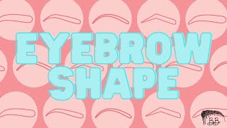 How to Create Brow Shapes For Microblading BROW MAPPING TUTORIAL [upl. by Nihhi]