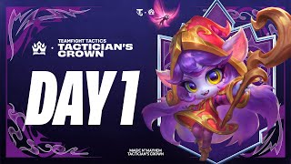 DAY 1  TFT Magic n Mayhem Tacticians Crown EN Broadcast [upl. by Elacsap]