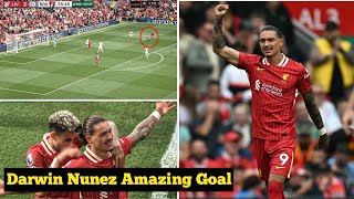 Darwin Nunez Amazing Rocket Goal Vs Bournemouth  Liverpool Vs Bournemouth  Premier League [upl. by Ancel638]