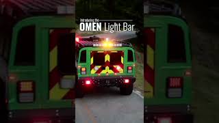 New from FireTech  Omen Warning light bar  FDIC 2023 fdic2023 firetech fireapparatus [upl. by Namreg]