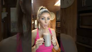 best protein smoothie  peanut butter and banana proteinsmoothie [upl. by Eelrahc]