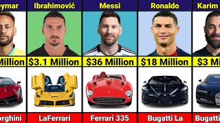 Most EXPENSIVE Car Of Famous Football Players [upl. by Pip]