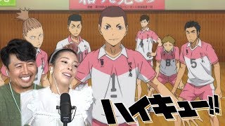 HAIKYU KARASUNO VS WAKUTANI REACTION  REVIEW [upl. by Hola]