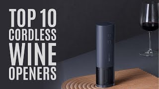 Top 10 Best Electric Wine Openers of 2023  Foil Cutter Wine Gift Set Vacuum Wine Stopper [upl. by Jarrell]