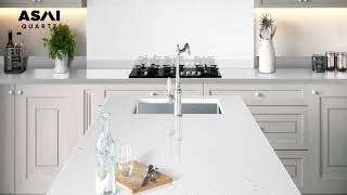 Statuario Lincoln  Quartz  Asmi Surfaces [upl. by Theta]