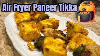 Amazing Air Fryer Paneer Tikka Recipe  10 min Air fryer Recipe  Paneer Tikka paneertikkarecipe [upl. by Anilok]