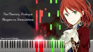 The Meeting Prologue  Akagami no Shirayukihime Piano cover  Pianuki [upl. by Irrol]