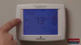 Emerson Thermostat 1F95 Service Champions [upl. by Tyra]