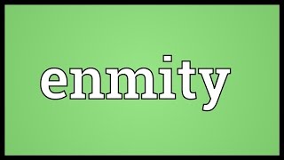 Enmity Meaning [upl. by Llenwad]