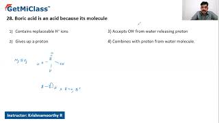 Understanding Boric Acid Chemistry Basics KCET 11th Chemistry Some p Block Elements [upl. by Mallis]