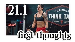 CrossFit Open 211 First Thoughts  Training Think Tank [upl. by Nahgam]