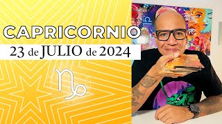 CAPRICORNIO  Horóscopo de hoy 23 de Julio 2024 [upl. by Leizar]