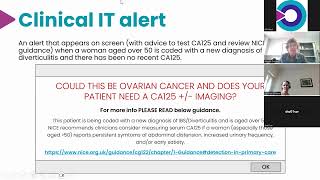 Improving Early Diagnosis of ovarian cancer understanding the impact of clinical IT alerts [upl. by Preciosa824]