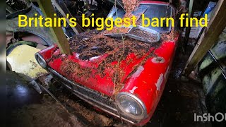 Britains Biggest Barn find  barnfinds [upl. by Kakalina]