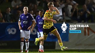 Moreton City Excelsior v Perth Glory  Highlights  Australia Cup 2024 Round of 16 [upl. by Sackman]