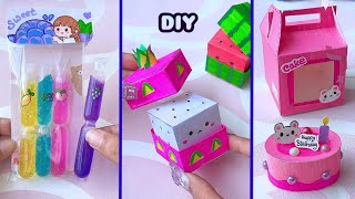 Paper craftEasy craft ideas miniature craft  how to make DIYschool projectTonni art and craft [upl. by Oettam213]