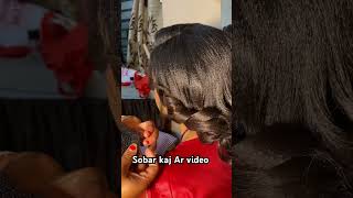 Onek kaj Ar video wedding hairstyle kolkatamua hair ytshorts ytviral yt ytshortsvideo [upl. by Oirretna691]