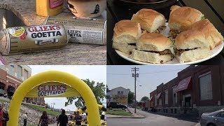 Gotta Get Some Goetta Gliers Goetta Factory Goetta Fest amp Goetta Sliders 649 [upl. by Euqor]