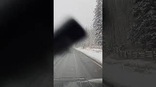 Time for 4WD on Wolf Creek Pass colorado snow shorts jeep 4wd [upl. by Huggins]