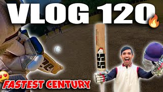 CRICKET CARDIO broke the FASTEST T20 CENTURY Record😍 Tournament Final Match Vlog🔥 [upl. by Maloy867]