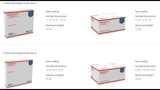 HOW TO USE REGIONAL RATE A amp B BOXES USPS ONLINE RESELLER [upl. by Ettenoj]